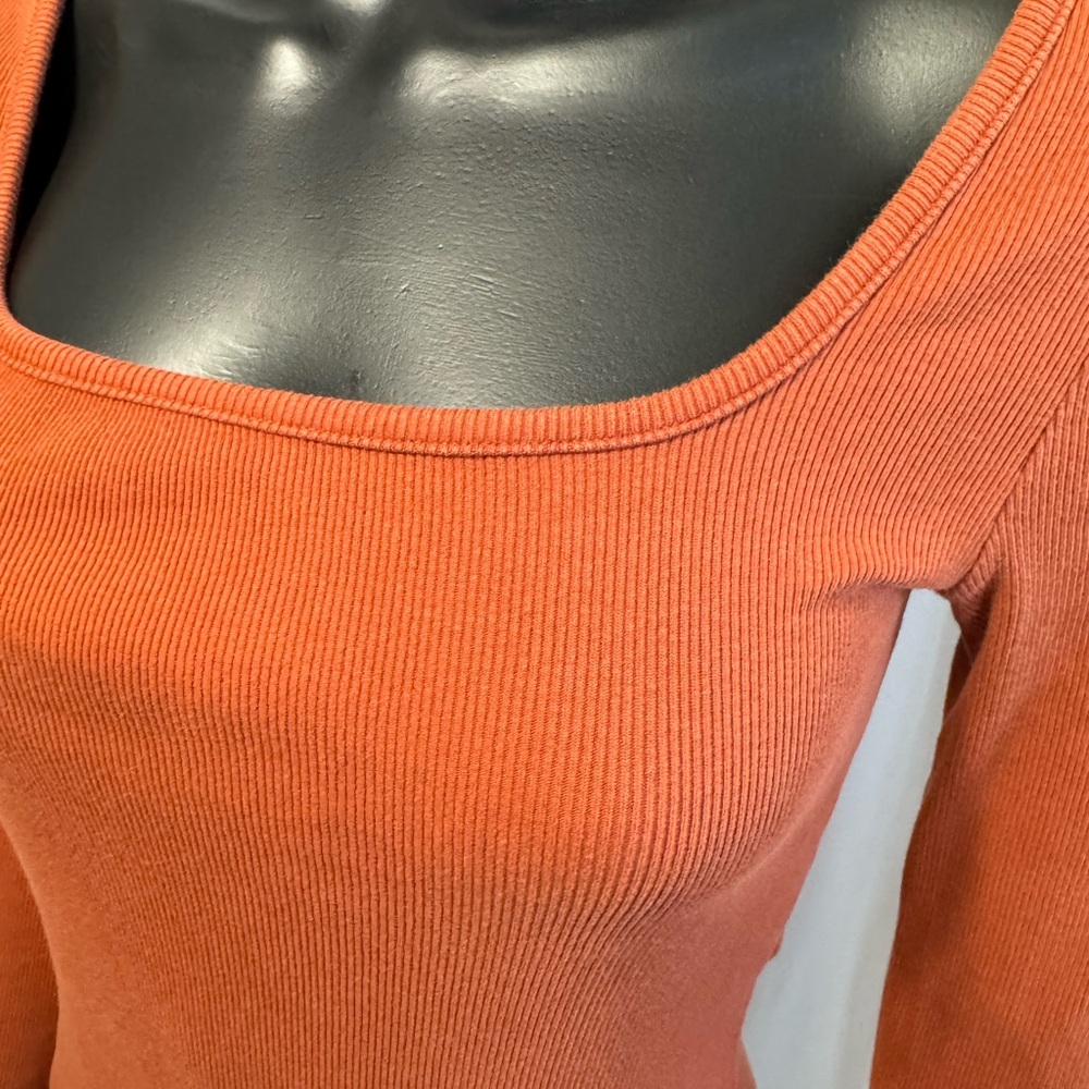 Old Navy Rust Long Sleeve Dress - Picture 4 of 9